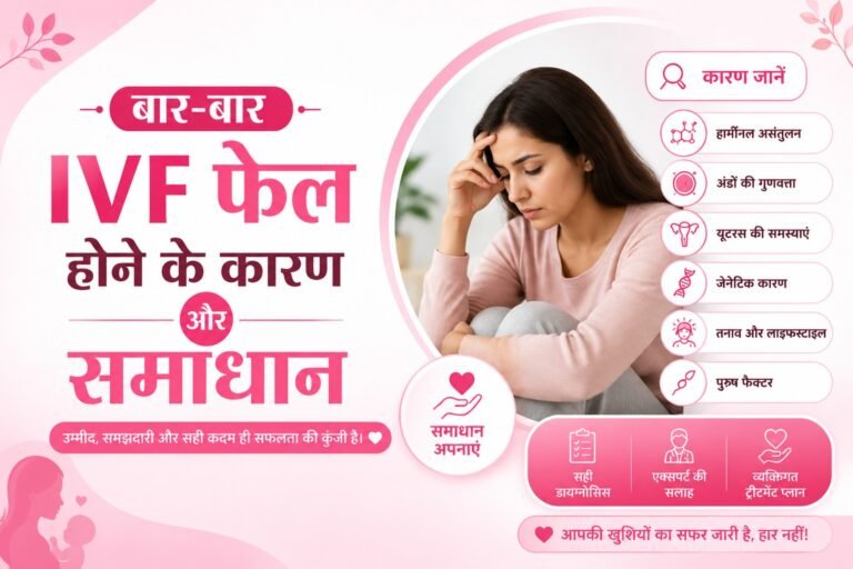 बार-बार IVF फेल होने के कारण और समाधान