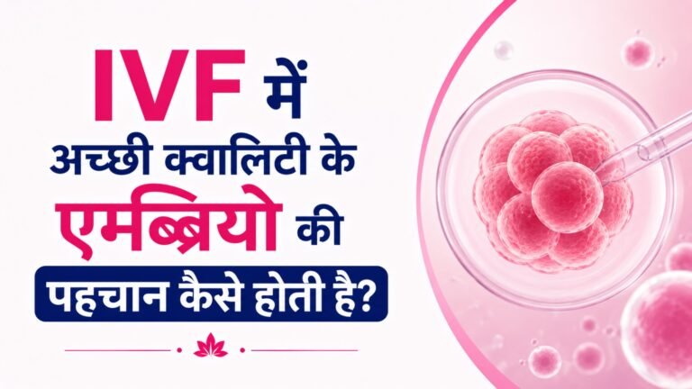 IVF में अच्छी क्वालिटी के एम्ब्रियो की पहचान कैसे होती है