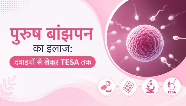 पुरुष बांझपन का इलाज दवाइयों से लेकर TESA तक
