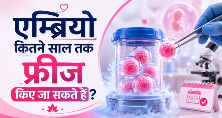 एम्ब्रियो कितने साल तक फ्रीज किए जा सकते हैं