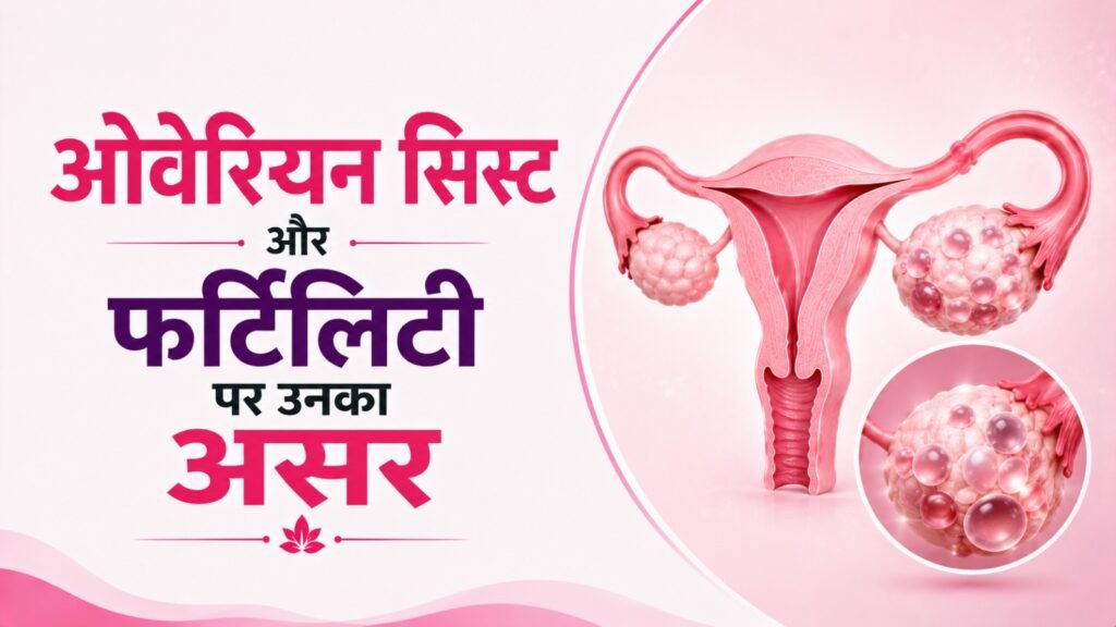 ओवेरियन सिस्ट और फर्टिलिटी पर उनका असर