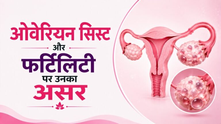 ओवेरियन सिस्ट और फर्टिलिटी पर उनका असर